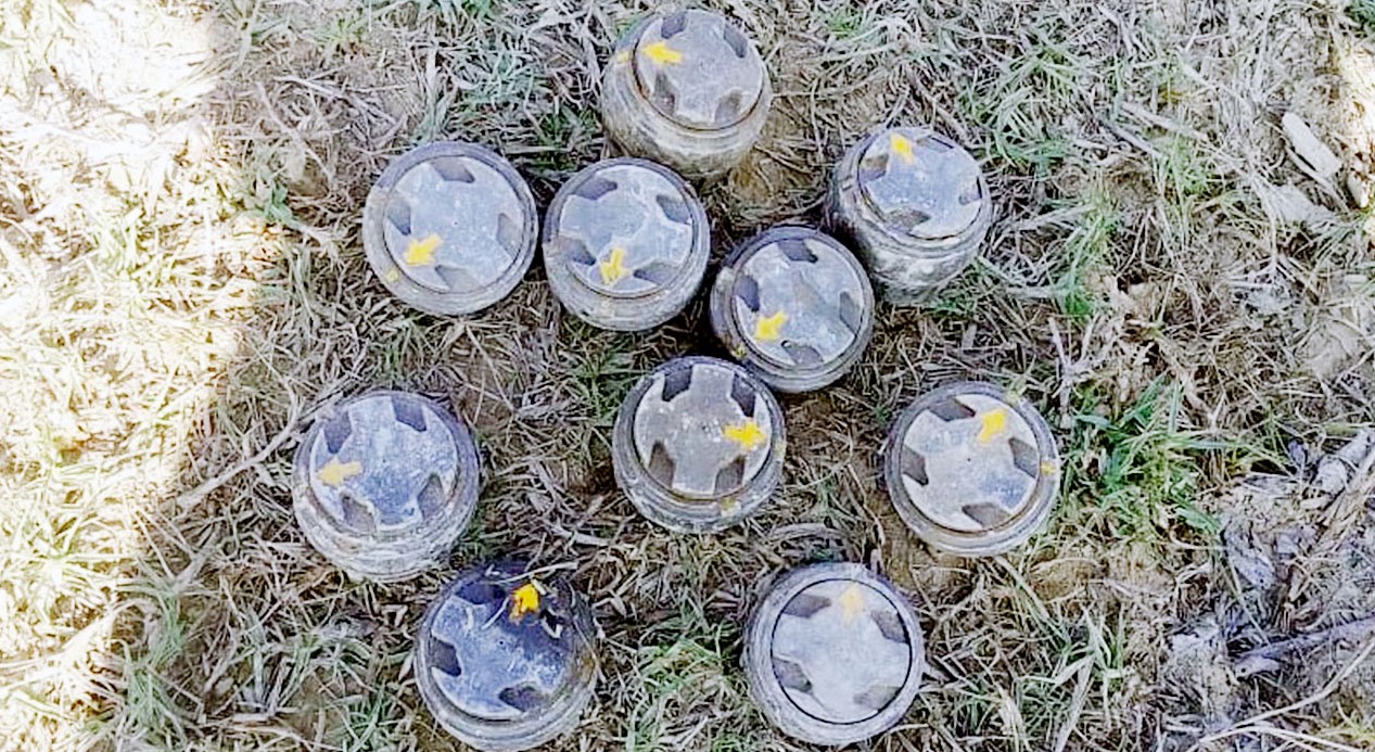 টেকনাফে পরিত্যক্ত অবস্থায় মিলল স্থলমাইনের ১০ প্রেশার প্লেট