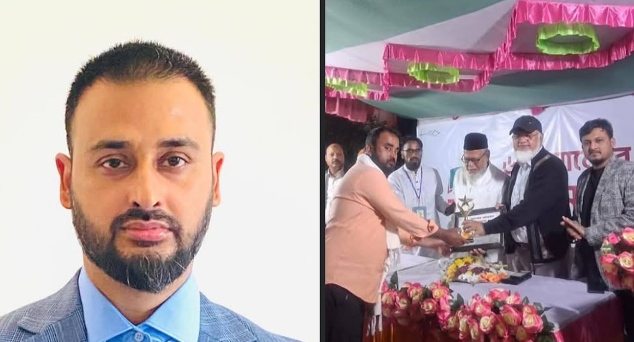 প্রবাসী লেখক সম্মাননায় ভূষিত কবি সোহেল আহমদ