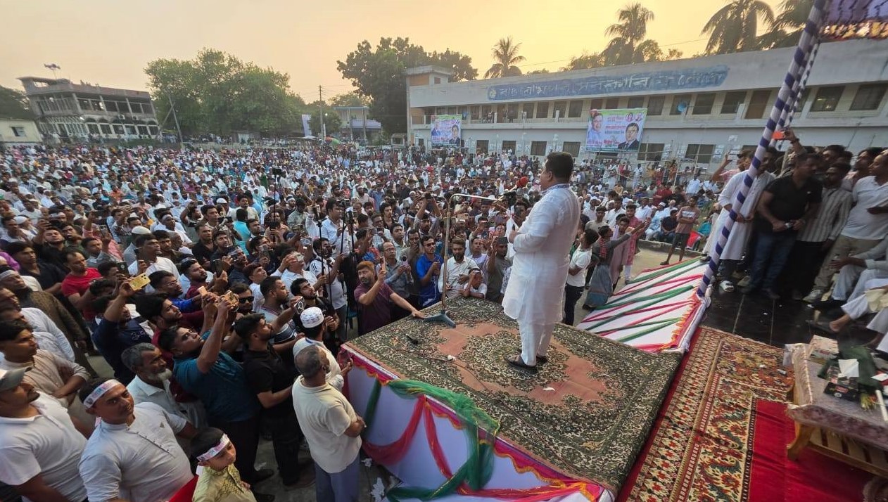 বাঞ্ছারামপুরে কোন নাস্তিকের ঠাঁই হবে না: কৃষিবিদ পলাশ