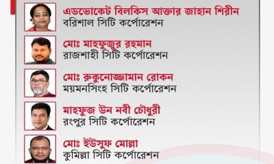 আরও ৫ সিটি কর্পোরেশনে নতুন প্রশাসক নিয়োগ দিলো সরকার