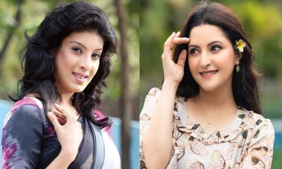 মৌকে দেখে পালিয়ে যান পরীমণি!