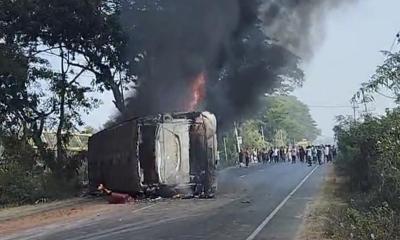 যাত্রীর সঙ্গে ঝগড়ার পর বেপরোয়া গতিতে বাসটি চালাচ্ছিলেন চালক