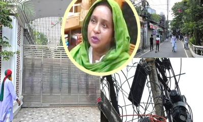 আইভীর বাড়ির সামনে কর্মীর ভিড়, সিসি ক্যামেরায় নজরদারি