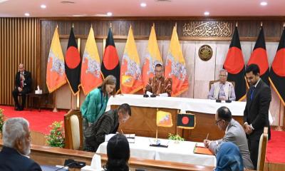 স্বাস্থ্যকর্মী নিয়োগ ও ইন্টারনেট সংযোগে ভুটানের সঙ্গে দুই সমঝোতা